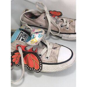 Converse All Star Tennis Shoes Lilac White Youth Size 11 Girls